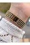 Vintage Series Small Square Case Steel Blackening Color Does Not Fade Women's Wristwatch+Bracelet 6959.3 - 4