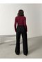 Black Full-Fit High Waist Loose Legs - 6