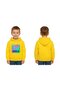 Unisex Smile Printed Children's Swaetshirt Hooded 3 Thread Raster