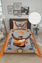 Car Racing Themed Velvet Fabric Kids and Teen Bedspread Set (2 Pieces) Tky0034 - 2