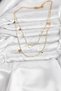 316L Steel Chain Gold Color Sequin Women's Necklace - 2