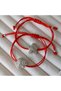 Red String Bracelet - Lucky Bracelet with Zircon Stone Detail - 2
