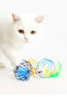 7-Piece Interactive Cat Toy Set - Hacıyatmaz Toy, Moving Mouse Toy, Plush Sound Mouse, Bell Ball, Sponge Rainbow Ball - 6