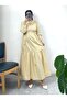 Tiered Long Dress with Tie at the Waist