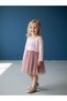 Girl's Cotton Love Written Long Sleeve Tutu Dress - 3