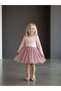 Girl's Cotton Love Written Long Sleeve Tutu Dress