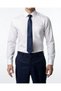 Italian Style Classic Cut Pocket Detailed Men's Tie Collar Shirt White T11968 - 4