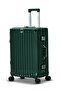 Hard Shell Aluminum Framed 24 Inch (20-25kg) Luggage, USB Charging Port, Bottle Holder