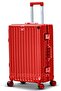 Hard Shell Aluminum Framed 28 Inch (30-35kg) Luggage, USB Charging Port, Bottle Holder