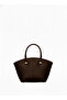 Women's Brown Leather Shoulder Bag – Handbag, Special Model Éclat 32X40Cm - 3