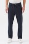 Men's Dark Navy Gabardine Cotton Regular Fit Comfortable Cut Trousers Art-006