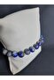 Lapis Lazuli Natural Stone Bracelet Stylish Design Unisex - 2