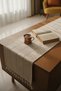Vintage | Woven Tasseled Runner - Rustic Dowry Table and Dining Presentation Cover 30x130cm - 4