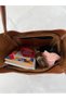Large Women's Hand and Shoulder Bag with Wallet Detail and Double Handles - 2
