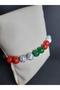 Natural Howlite Stone New Year's Luck Bracelet Unisex - 2