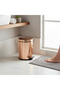 Copper Pedal Trash Can Rose Copper Stainless Steel Bucket Bronze Bathroom Trash Can - 3