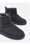 Özmarka New Season Anthracite Baby Boy Boots with Fur Inside - 3