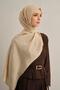 Lyocell Shawl - Logo Pattern - Aly6-64 - Sand Beige - 2