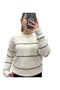 Yumoş Striped Sweater Ecru Premium Quality - 6