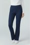 Women's High Waist Stretch Fabric Stretchy Flared Pants Leggings - 8
