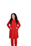 H/025 2 Pcs Judge Collar Uniform Doctor Nurse Student Lycra Fabric Scrubs Set - 3