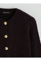 Alita City Lcw Modest Purple Knitwear Plain Women's Cardigan with a Difference - 6