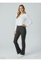 Women's High Waist Stretch Fabric Stretchy Flared Pants Leggings