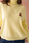 Women's Turtleneck Embroidery Detail Soft Textured Basic Knitwear Sweater 214430 - 2