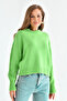 Women's Crew Neck Brioche Knit Soft-Textured Knit Sweater 3014 - 2
