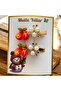 New Year's Girl's Gift Stylish Cherry Hair Clip 1 Pair - 4