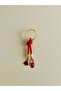 Red String Detailed Christmas Keychain (Santa Claus & Pine Tree) – Christmas Gift - 3