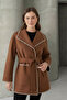 Embroidered Detailed Belted Soft Cashmere Coat