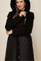 Hooded Waist-Tie Coat 90614 - 3