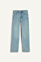 Comfort Straight Mid Waist Pipe Leg Jean Trousers G2215Ax25Wn
