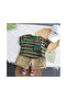 Kids’ Striped Tee & Cargo Shorts Set | 12-18 Months | Beige & Green | Cotton | Elastic Waistband