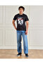Men Black Graphic Print T-Shirt - 2