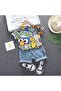 Kids’ Summer 2-Piece Set| 36-48 Months | Multi-Color |Cotton | T-Shirt & Shorts | Durable - 3