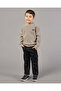 Boys Grey Ribbed Sweatshirt - 2