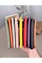 Genuine Leather Zippered Mini Coin Compartment Red Color Women's Red Color Card Holder 2126 - 5