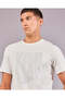 Men White Basic Graphic T-Shirt - 4