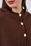 Women's Cape Knitwear Cardigan 15967 - Brown - 6