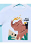 Infant Boys White Printed T-Shirt - 2