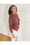 Senior Girls Brown Plain High Neck Pullover - 5
