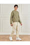 Senior Boys Green Printed Sweatshirt - 2