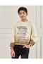 Senior Boys Beige And Brown Ombre Sweatshirt