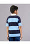 Boys Navy Striped Polo Shirt - 3