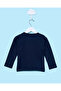 Infant Boys Navy Printed Long Sleeve T-Shirt - 4