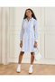 Senior Girls Blue And Yellow Striped Shirt Dress - 2