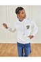 Men Ivory Bonded Hooded Sweatshirt - 5