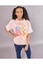 Senior Girls Peach Floral Oversize Top - 5